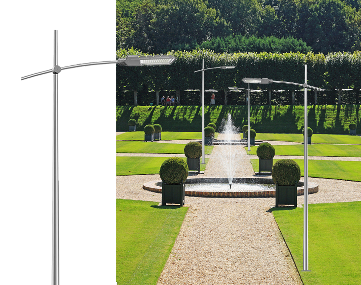 4-12M Single Arm Conical Round Light Pole