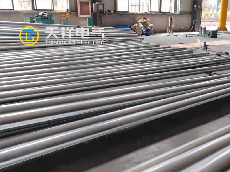 China galvanized light pole