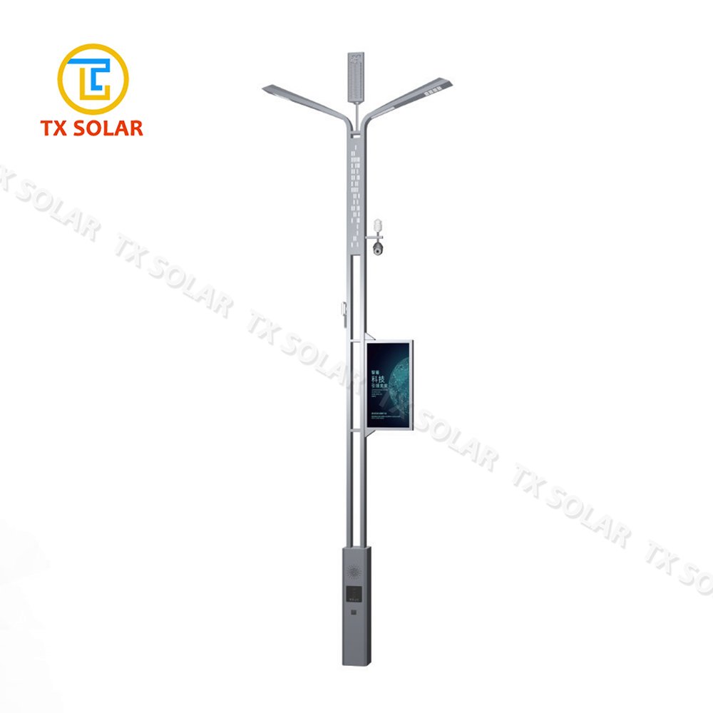 Double Arm Smart Pole