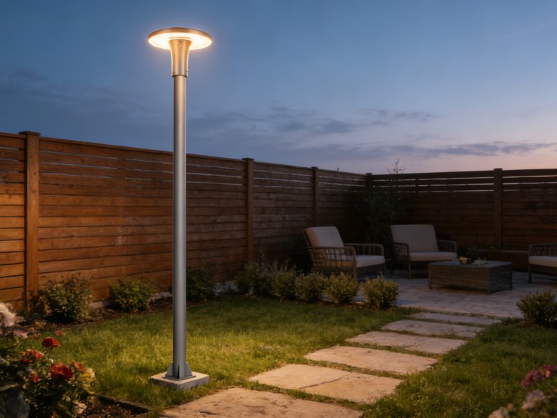 How important is where the elegant garden lamp is?