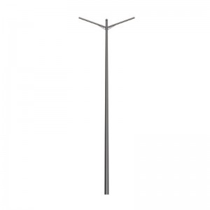 Double Arm Hot-Dip Galvanized Highway Light Pole