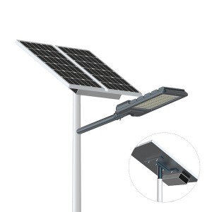 Well-designed Solar Powered Street Lamp - Solar Street Light External LiFePo4 lithium battery under the solar panel -Tianxiang