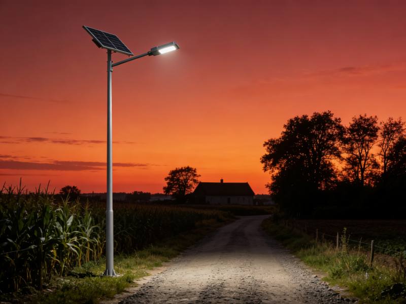 How to Install off grid solar street light panels?