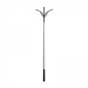 8M Hot-Dip Galvanized Outdoor Street Light Pole