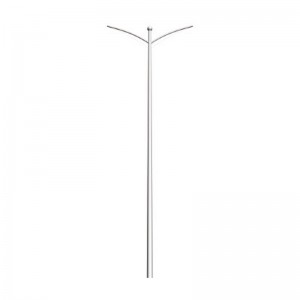 8M Hot-Dip Galvanized Outdoor Street Light Pole