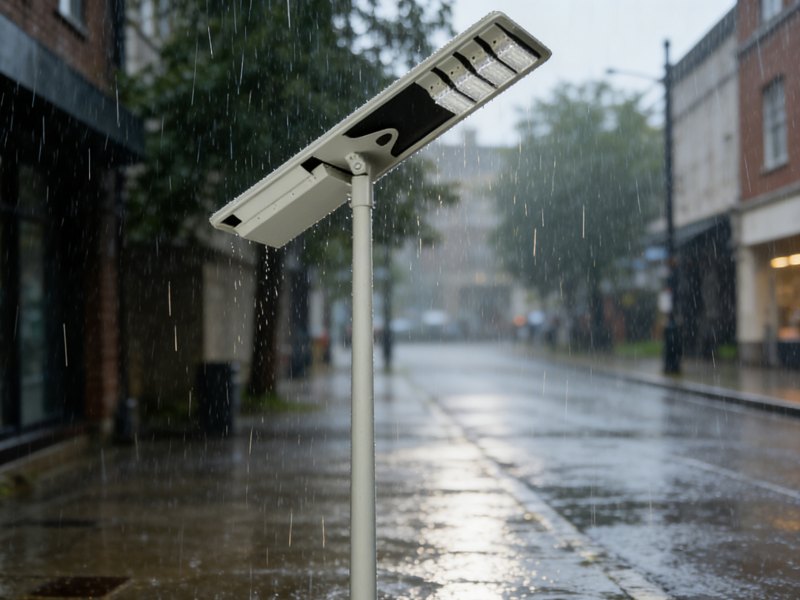 How to construct waterproof solar-powered street lighting?