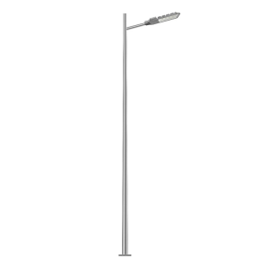 Corrosion Resistant Aluminum Single Arm Light Pole for Seaside