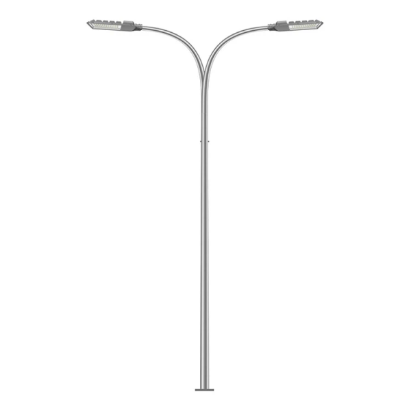 Double Arm Aluminum Light Pole