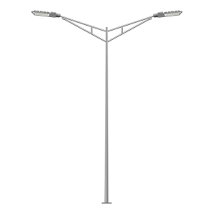 Double Arm Highway Light Pole